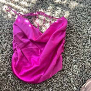 Pink silky women’s shirt